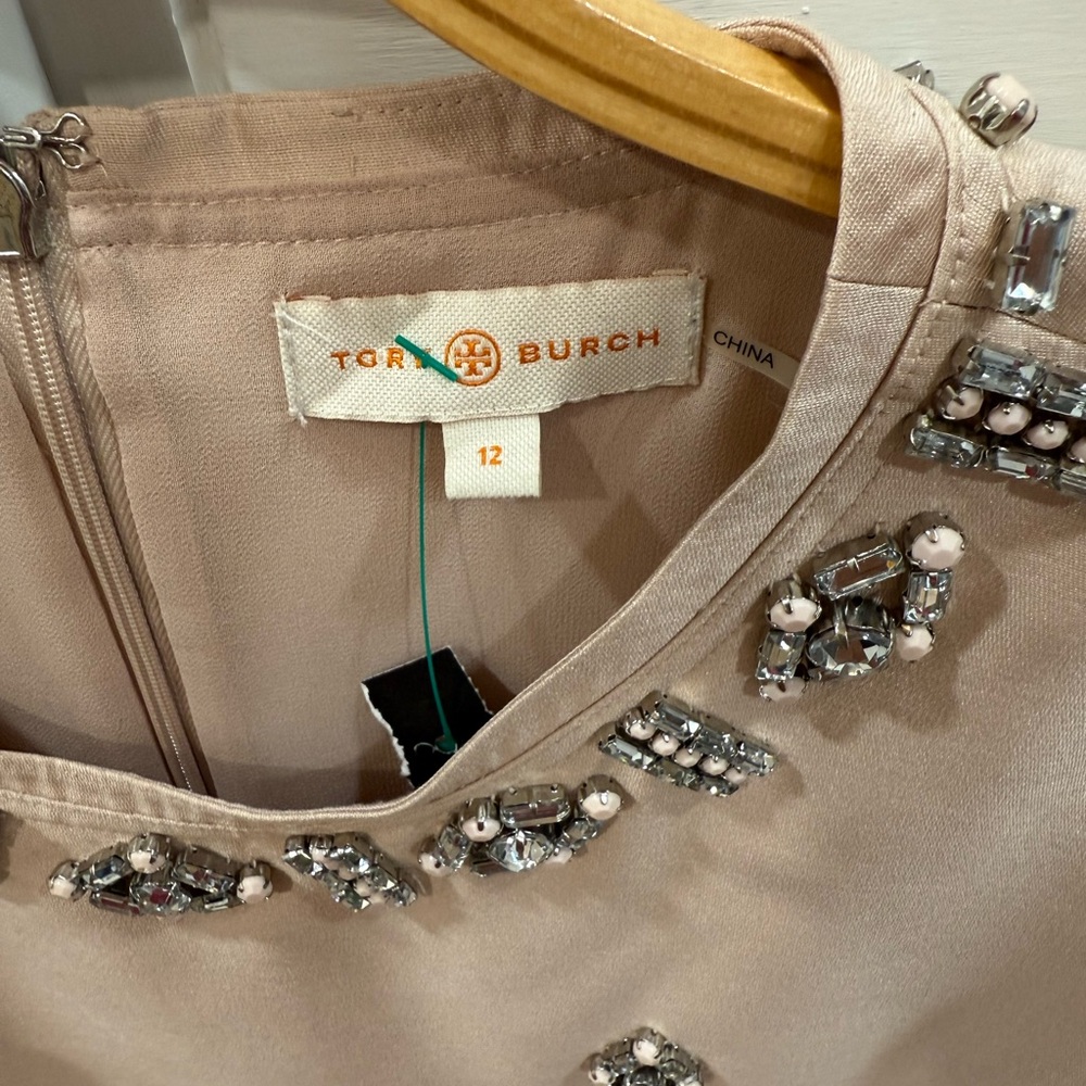 Tory Burch Pink Embellished Fitted Blouse - Picture 5 of 6